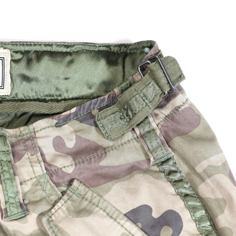 Abercrombie & Fitch Vintage Cargo Pants Womens 29 Camo Green Utility Y2K Multi - Picture 11 of 14